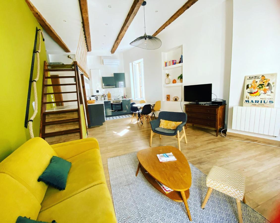 Vaste Et Charmant Loft Climatise Au Coeur De Marseille Bagian luar foto